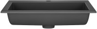 Мебель для ванной комнаты Vincea Chiara 2D 60, 2 ящика, темный дуб, с черной раковиной