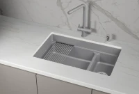 Мойка кухонная Granula Kitchen Space 7304iU алюминиум Мойка кухонная Granula Kitchen Space 7304iU алюминиум
