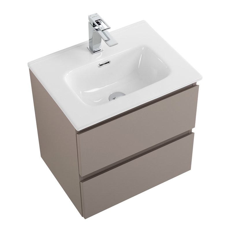 Тумба под раковину без столешницы BelBagno Kraft 39 50 подвесная, матовая бежевая