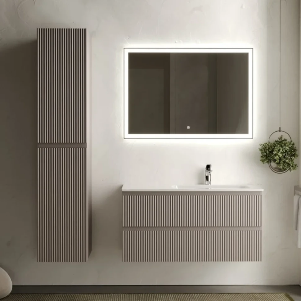 Мебель для ванной комнаты Sancos Snob R 100 см, R, doha soft