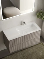 Мебель для ванной комнаты Sancos Snob R 100 см, R, doha soft
