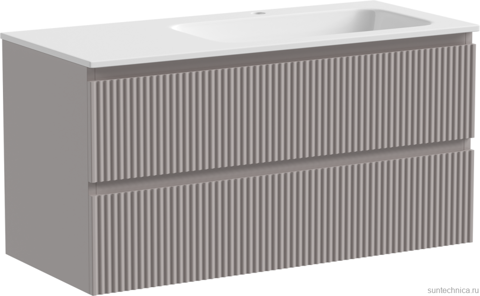 Мебель для ванной комнаты Sancos Snob R 100 см, R, doha soft