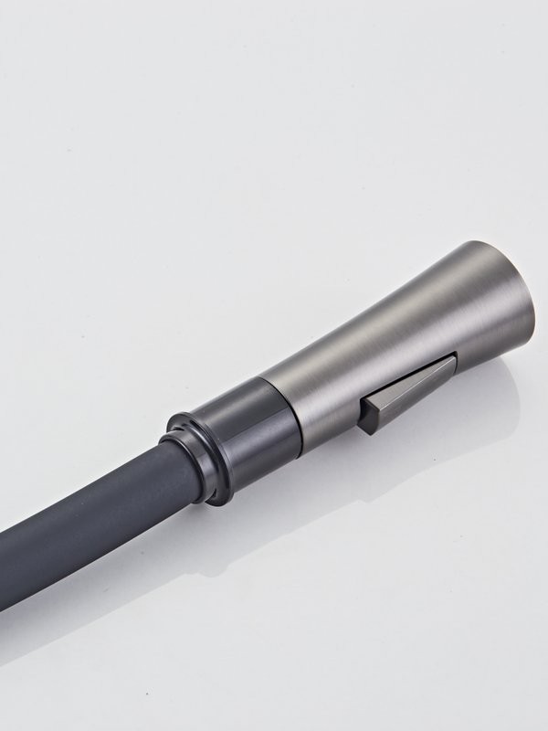 Смеситель для кухни Haiba HB73827-3 оружейная сталь