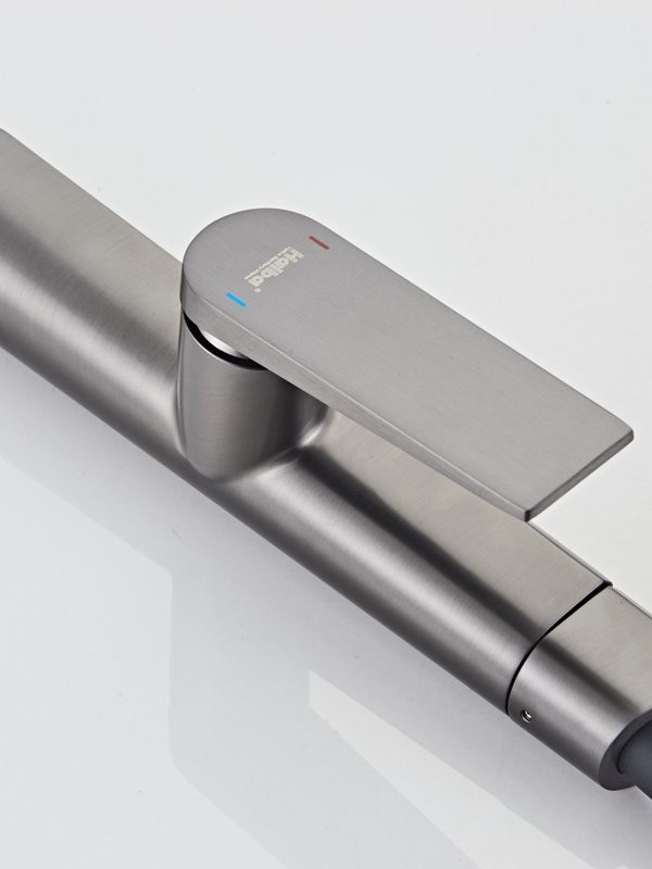 Смеситель для кухни Haiba HB73827-3 оружейная сталь