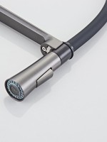 Смеситель для кухни Haiba HB73827-3 оружейная сталь