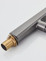 Смеситель для кухни Haiba HB73827-3 оружейная сталь