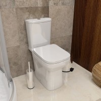 Унитаз-компакт напольный Teymi Kati T40703 с микрофлитом, безободковый, белый