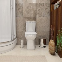 Унитаз-компакт напольный Teymi Kati T40703 с микрофлитом, безободковый, белый