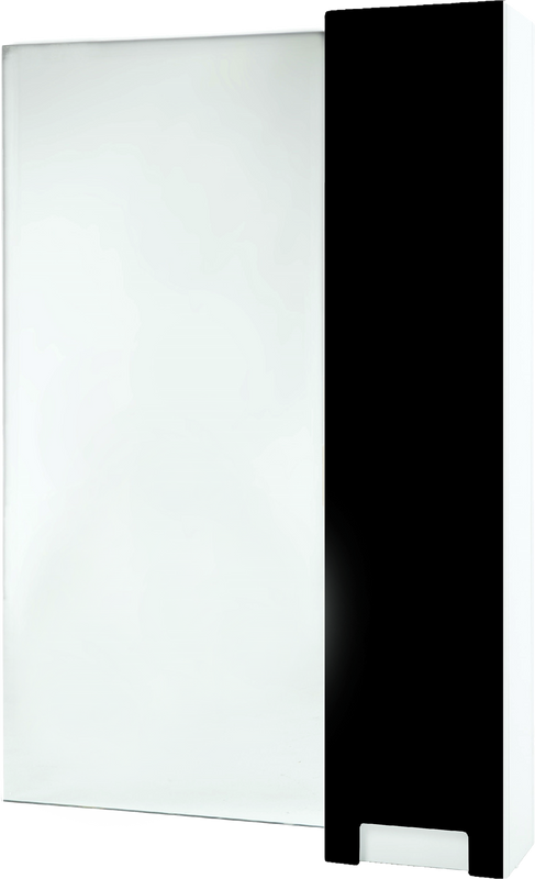 Зеркало Bellezza Пегас R 50 черное