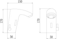 Смеситель для раковины Savol S-GY8865