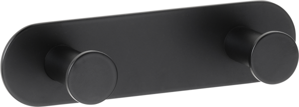 Крючок Bemeta Easy 163106370 двойной, черный матовый