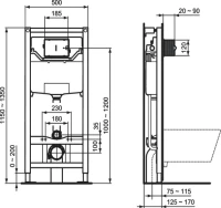 Комплект Ideal Standard Eurovit K881201PT15 Комплект Ideal Standard Eurovit K881201PT15