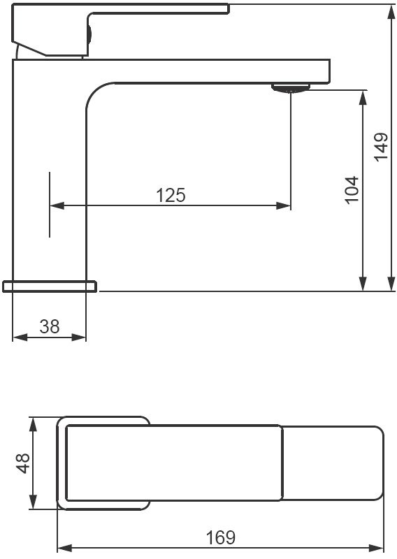 Смеситель для раковины Damixa Gala 530210000 хром