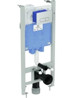 Комплект Унитаз подвесной Ideal Standard Tesi T354601 с микролифтом + Инсталляция Prosys Eco Frame M R0306AA с кнопкой смыва хром