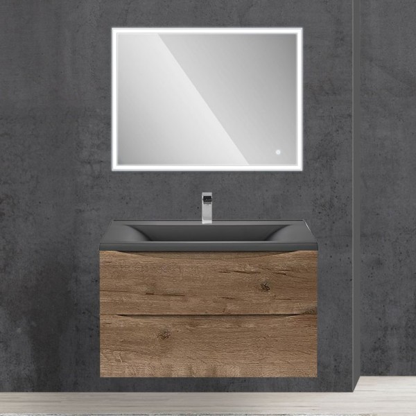 Мебель для ванной комнаты Vincea Mia 80 дуб винтаж