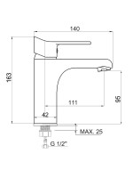 Смеситель для раковины РМС SL137 001F Смеситель для раковины РМС SL137 001F