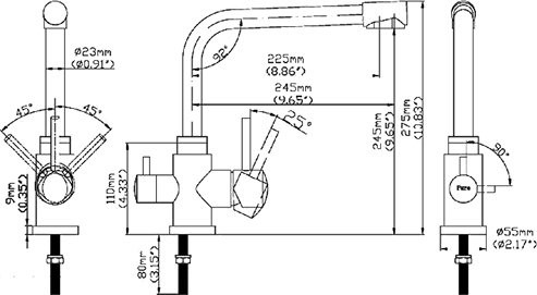 Смеситель для кухни Seaman Eco Koblenz SSN-2139A