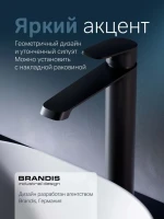 Смеситель для раковины AM.PM Func F8F92022 черный матовый Смеситель для раковины AM.PM Func F8F92022 черный матовый