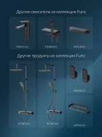 Смеситель для раковины AM.PM Func F8F92022 черный матовый Смеситель для раковины AM.PM Func F8F92022 черный матовый