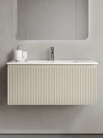 Тумба с раковиной Sancos Snob R 1.0 90 beige soft