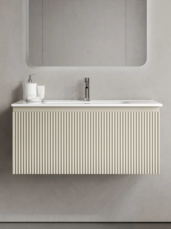 Тумба с раковиной Sancos Snob R 1.0 90 beige soft