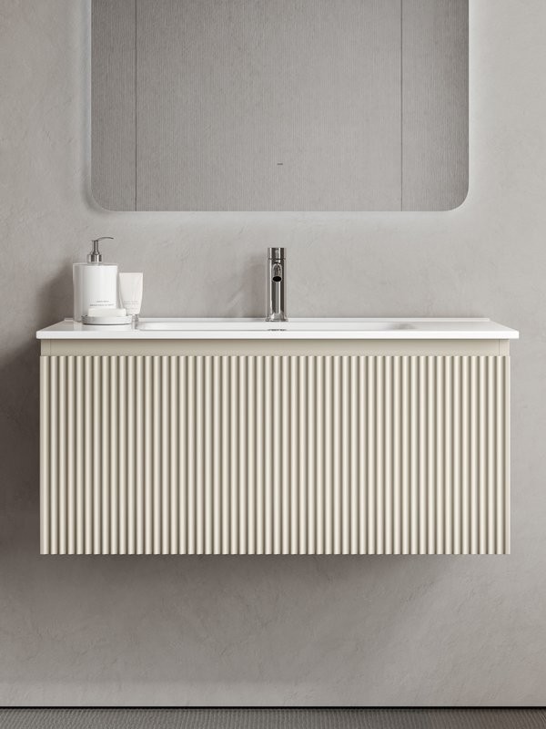 Тумба с раковиной Sancos Snob R 1.0 90 beige soft