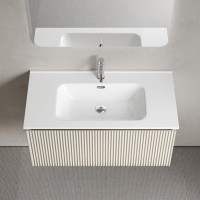 Тумба с раковиной Sancos Snob R 1.0 90 beige soft Тумба с раковиной Sancos Snob R 1.0 90 beige soft