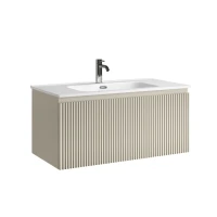 Тумба с раковиной Sancos Snob R 1.0 90 beige soft