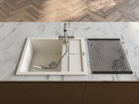 Комплект Мойка Omoikiri Sumi 65A-WH белая + Измельчитель Nagare 750 Комплект Мойка Omoikiri Sumi 65A-WH белая + Измельчитель Nagare 750