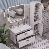 Тумба под раковину SanStar Gretta 80 подвесная, белая