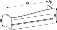 Тумба с раковиной Laufen Alessi one Alessi one 4.2436.0.097.630.1