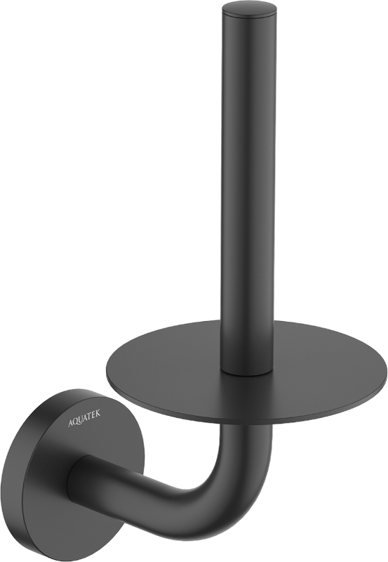 Держатель для запасных рулонов AQUATEK Оберон AQ4207MB матовый черный
