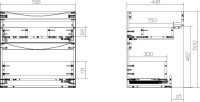 Тумба под раковину BelBagno Marino H60 rovere moro, 60 см