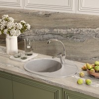 Мойка кухонная Domaci Палермо PR-610-003 серая Мойка кухонная Domaci Палермо PR-610-003 серая