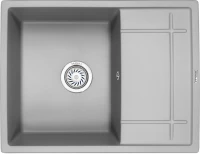 Мойка кухонная Granula 6501, алюминиум