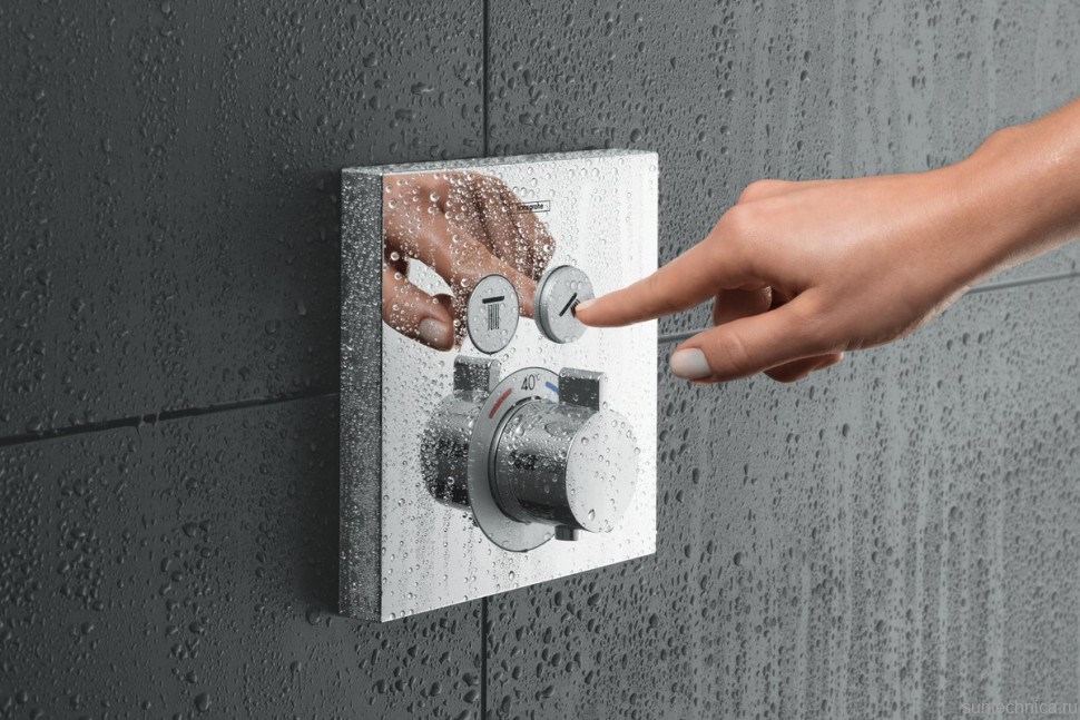 Душевой комплект Hansgrohe Термостат ShowerSelect 15763000 + 26230000 + 26843000 + 28272000 + 26864000 + 01800180