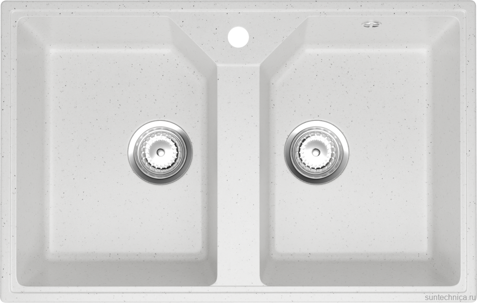 Мойка кухонная Domaci Палермо PR-770-001 белая