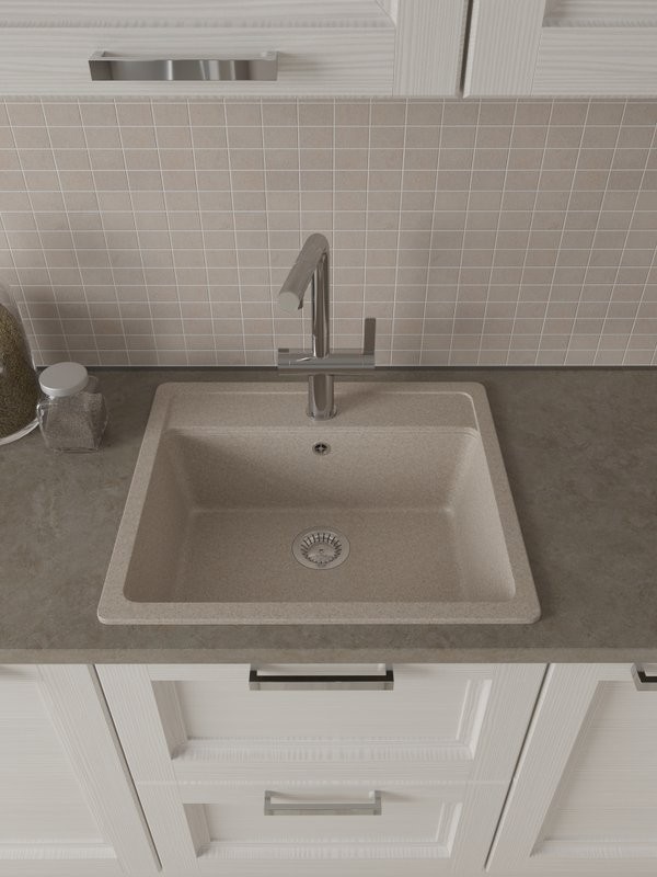 Мойка кухонная Domaci Болонья М-09-004 песочная