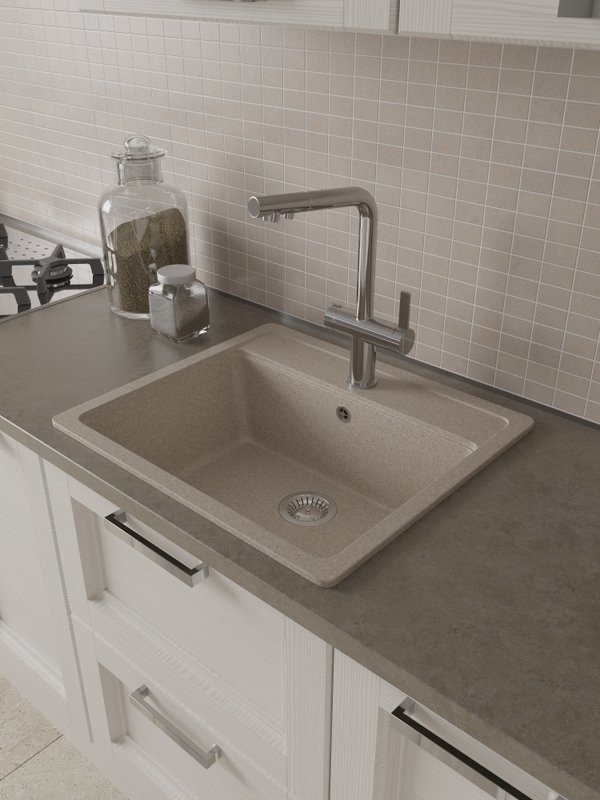 Мойка кухонная Domaci Болонья М-09-004 песочная