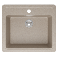 Мойка кухонная Domaci Болонья М-09-004 песочная Мойка кухонная Domaci Болонья М-09-004 песочная