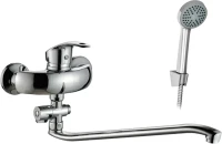 Смеситель с длинным изливом для ванны D-lin 401-6 D140401-6 хром Смеситель с длинным изливом для ванны D-lin 401-6 D140401-6 хром