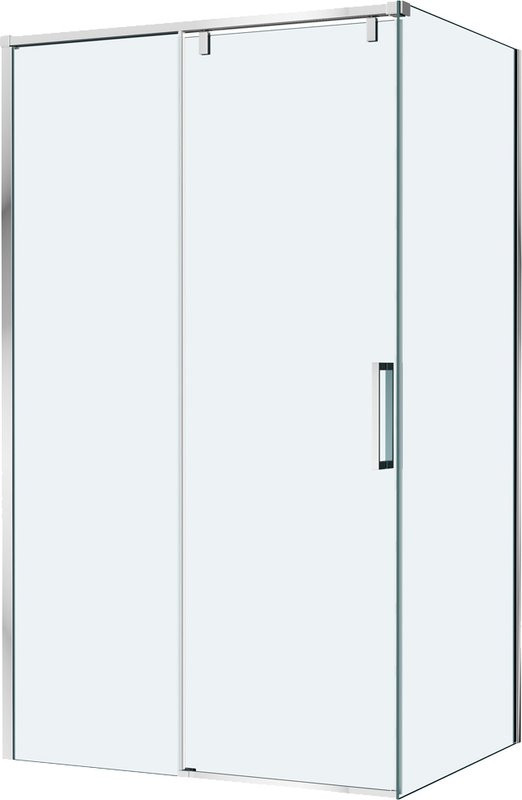 Душевой уголок BelBagno Soft Close-1 AH-1-120/80-C-Cr профиль хром