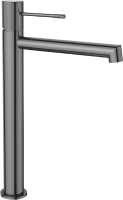 Смеситель для раковины Vincea Desire VBF-1D2GM вороненая сталь