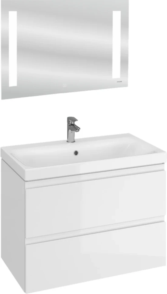 Мебель для ванной комнаты Cersanit Moduo slim 80 белая