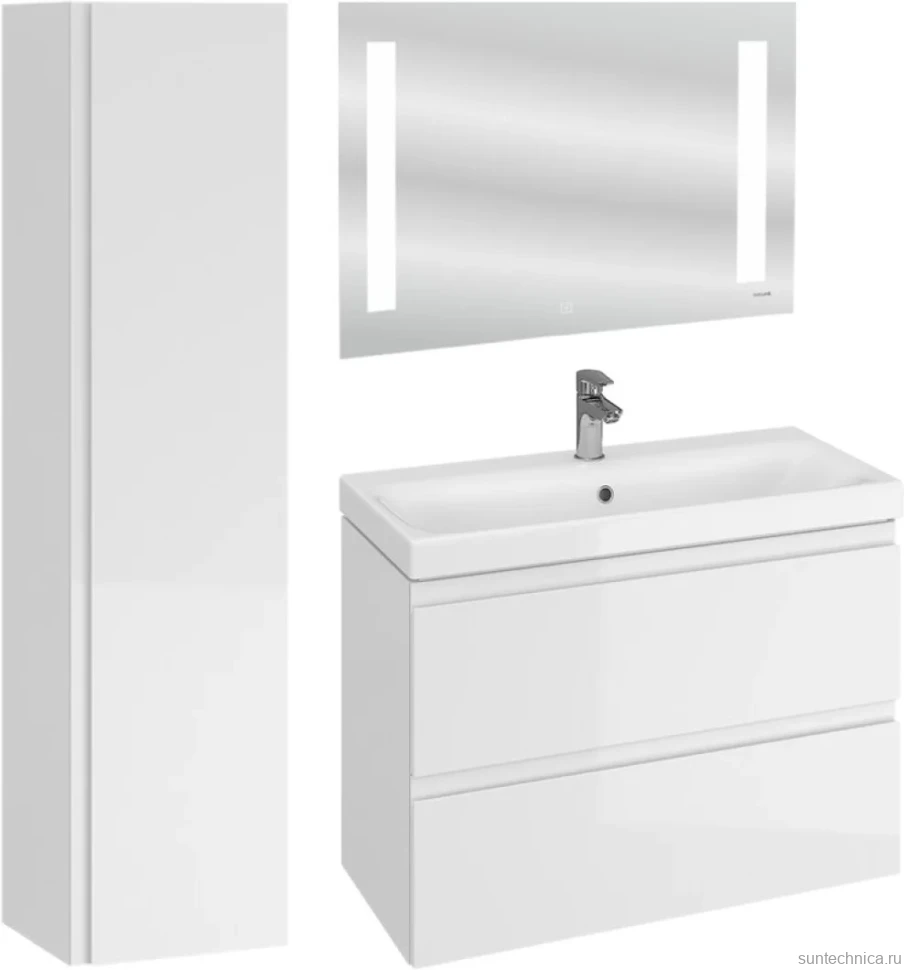 Мебель для ванной комнаты Cersanit Moduo slim 80 белая
