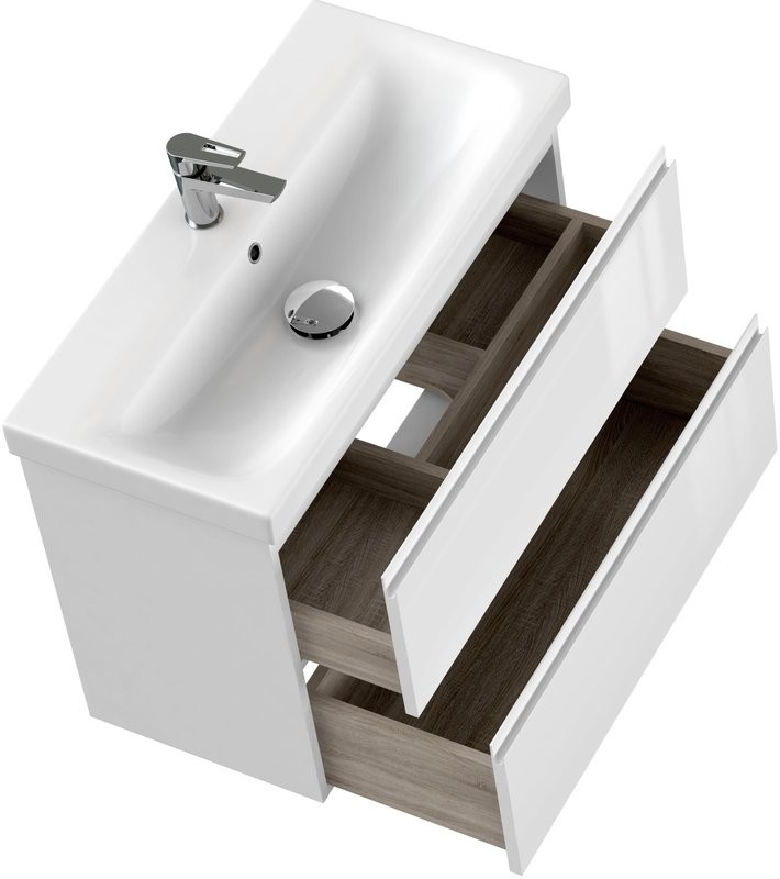 Мебель для ванной комнаты Cersanit Moduo slim 80 белая