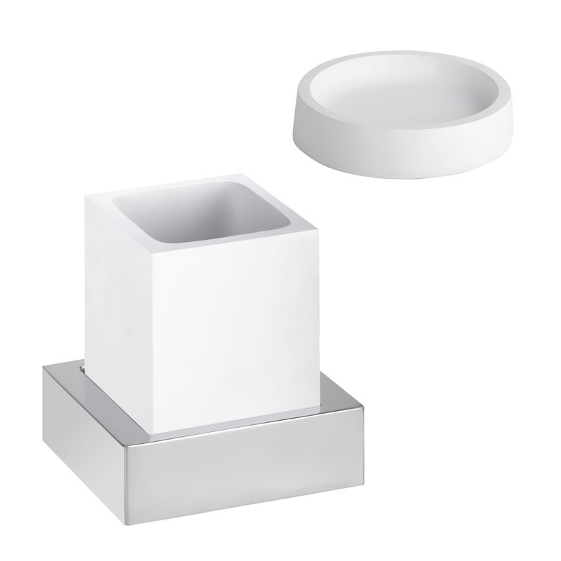 Набор Стакан Bemeta Gamma 145511012 + Мыльница 145708324