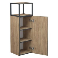 Шкаф-пенал для ванной Corozo Форест N 35 подвесной, сонома