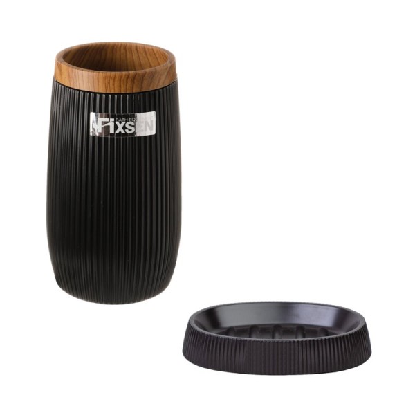 Набор Стакан Fixsen Magic Wood 46006 + Мыльница 46009