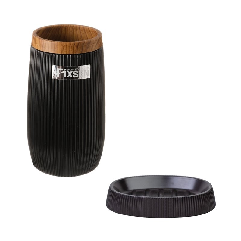 Набор Стакан Fixsen Magic Wood 46006 + Мыльница 46009